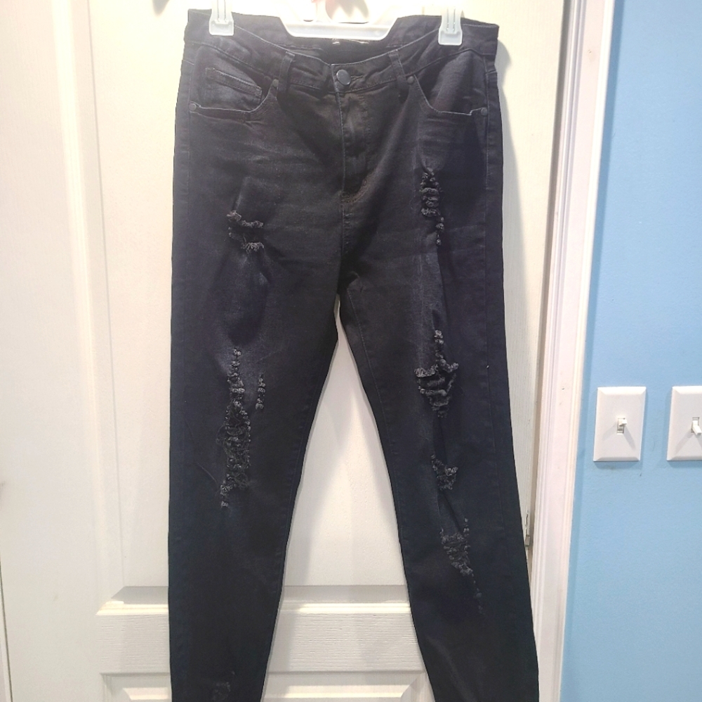 Women's American Bazi black skinny jeans size 10